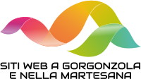 Logo di Siti web a Gorgonzola e nella Martesana: due onde colorate, con sfumature sull'arancione e sul verde